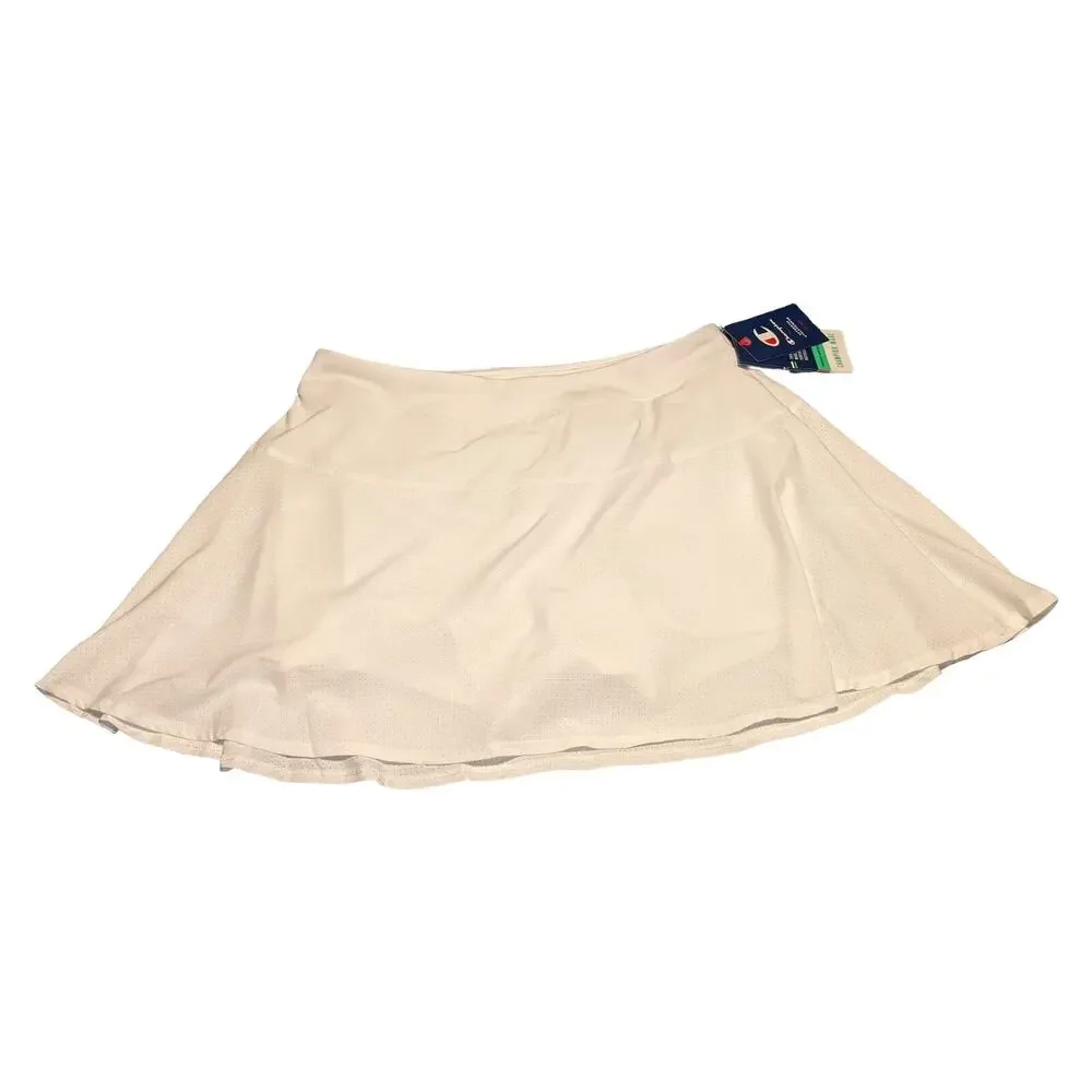 NWT Champion City Sport Eco Flounce Skort Women’s L White Pickleball Tennis